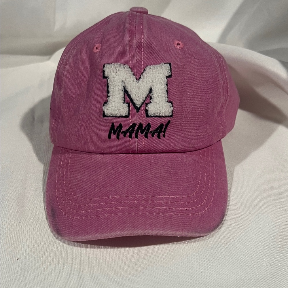 Pink 'MAMA' Kids Cap